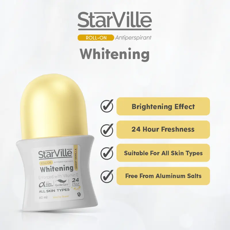 Starville Whitening Roll on Sweet Vanilla - 60 ml5.webp