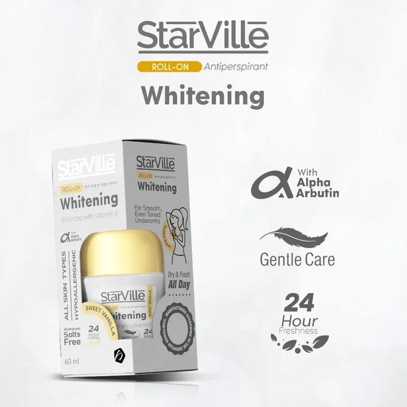 Starville Whitening Roll on Sweet Vanilla - 60 ml4.webp