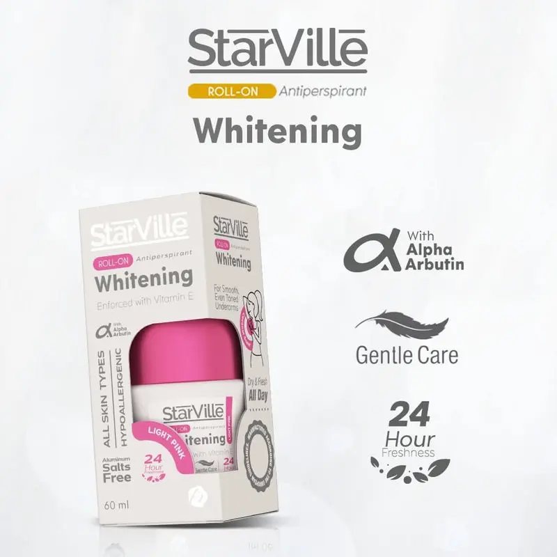 Starville Whitening Roll on Light Pink with Coconut Scent - 60 ml33.webp