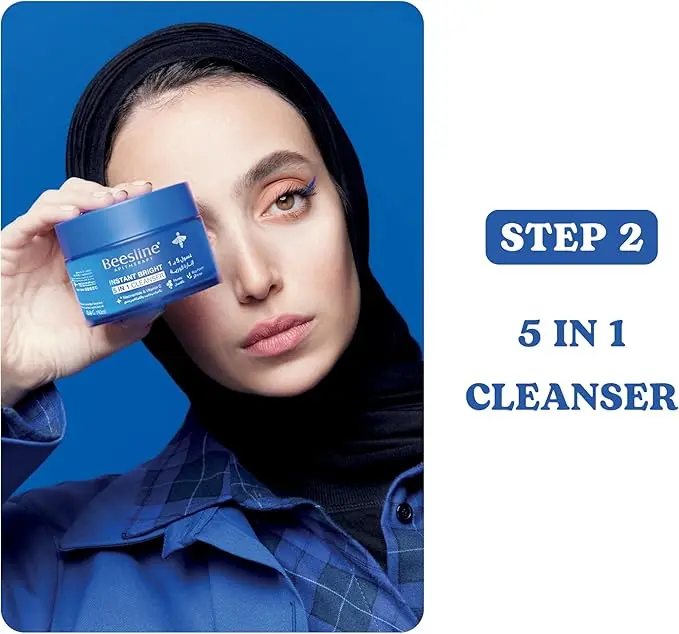 Beesline Instant Bright 5 In 1 Cleanser Whitening & Radiance For All Skin Types - 150ml 2.webp