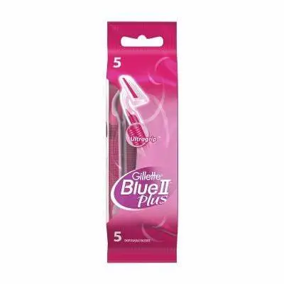 Gillette Blue II Plus Pink Disposable Razors (Pack of 5) (4791)