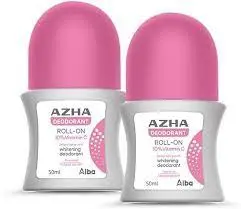 Azha Roll-On Red 60ml Deodorant (1+1 Offer)