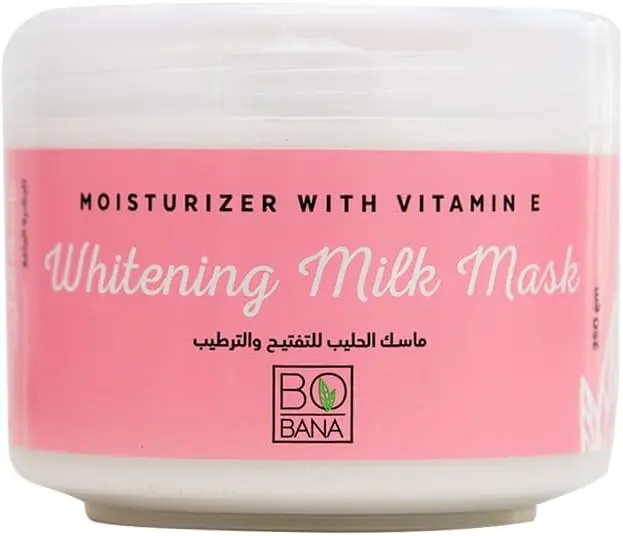 Bobana Whitening Milk Mask, With Vitamin E 250gm Package Design May Vary