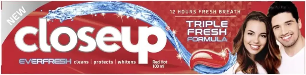 CLOSE UP Closeup Ever Fresh for 12H Fresh breath Red Hot Toothpaste 100ml 