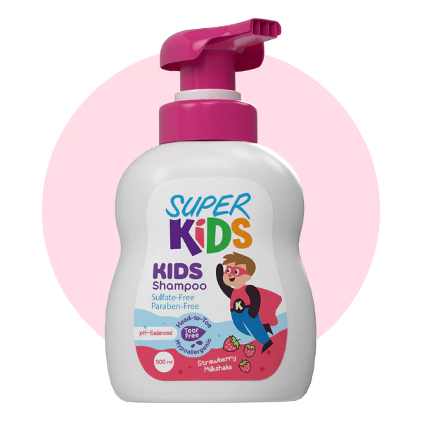 Superkids Strawberry Milkshake Shampoo 300ml