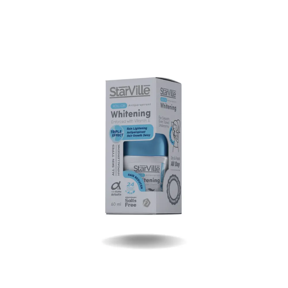 Starville Whitening Roll-On Hair Reducer - 60 ml