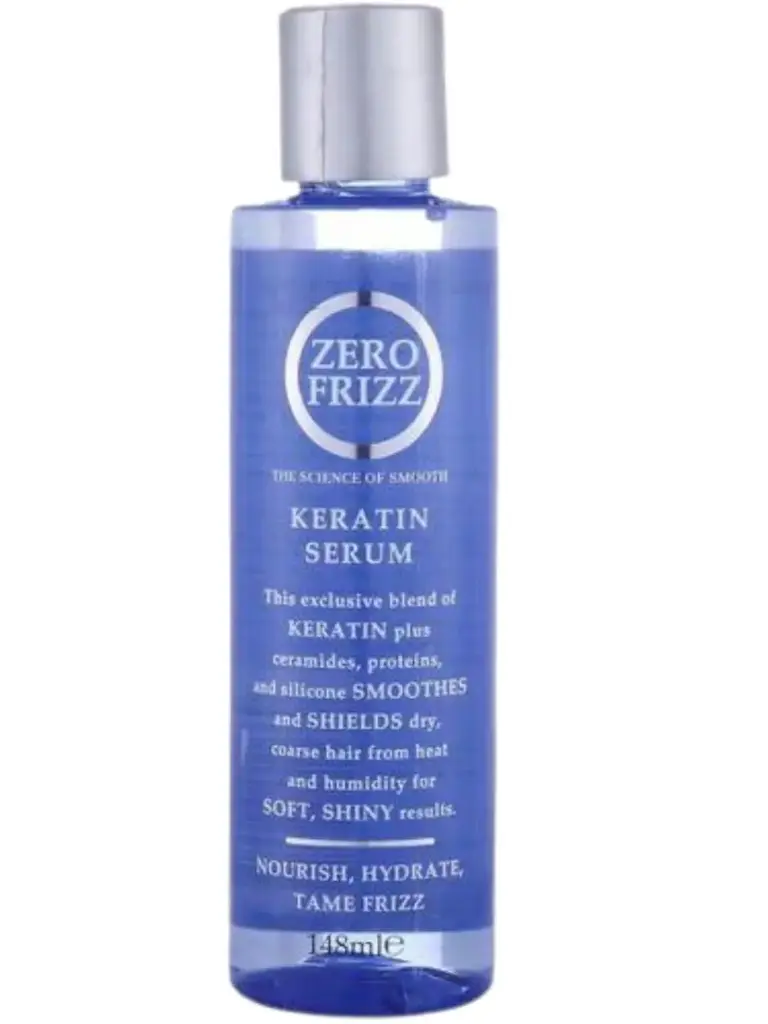 Zero Frizz Keratin Serum for Smooth and Shiny Hair, 148ml