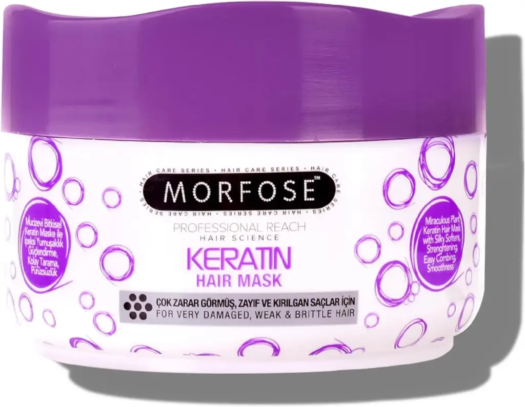 MORFOSE Keratin Hair Mask 500 ml, White, 500 ml