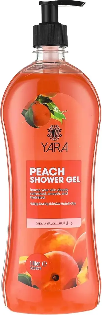 Yara Peach Shower Gel 1 Liter