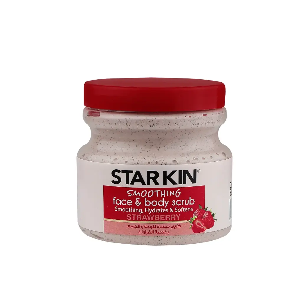 Starkin Smoothing Face and Body Strawberry Scrub 300g