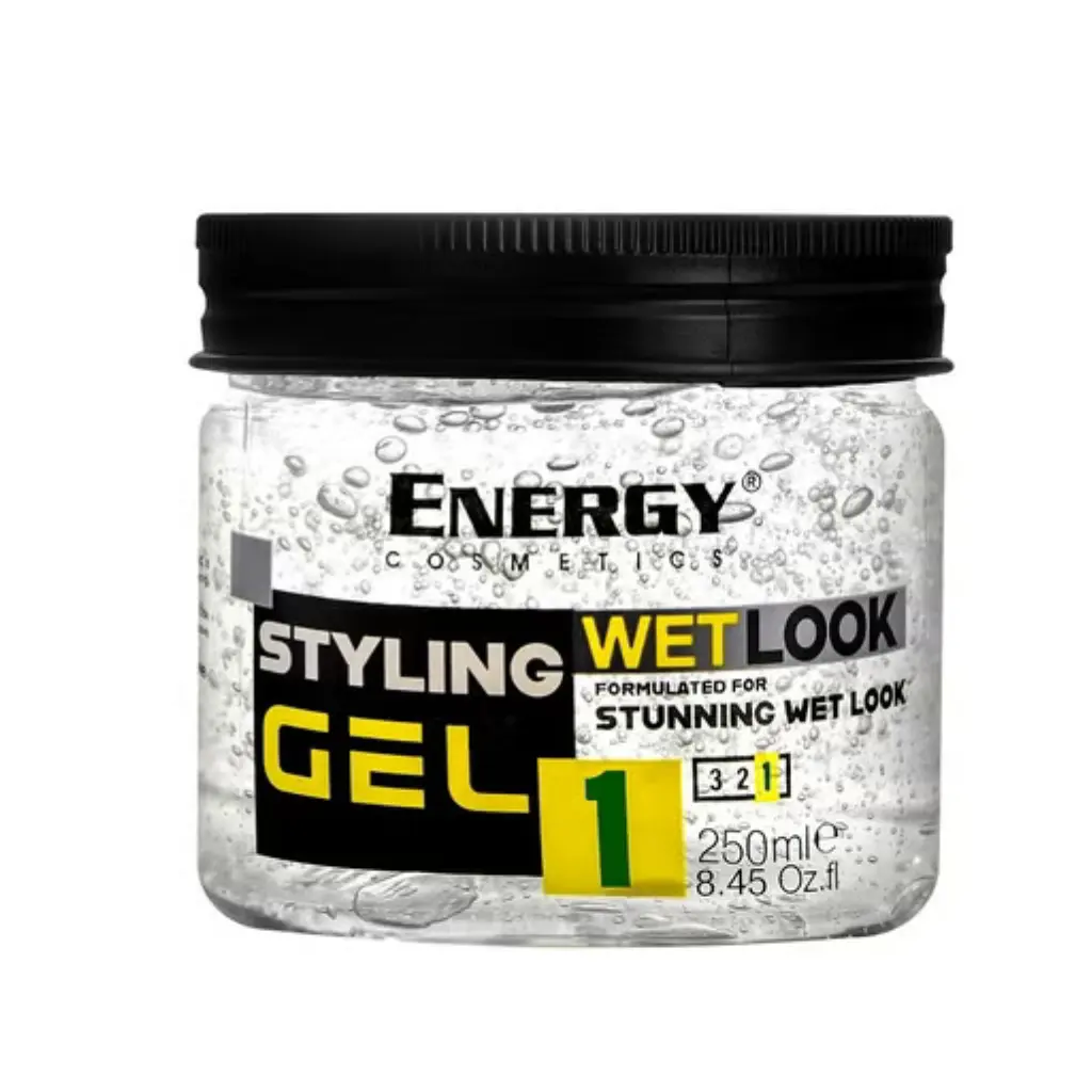 Energy Cosmetics No 1 Wet Look Styling Gel, 500ml