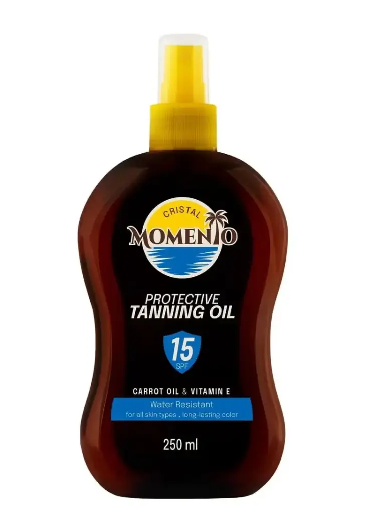 Momento Protective Tanning Oil SPF 15 250Ml 