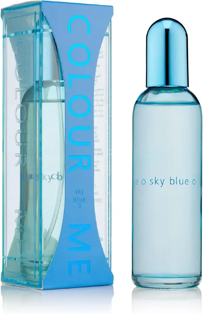 Colour Me Sky Blue Perfume Spray - Womens Fragrance - 100ml 
