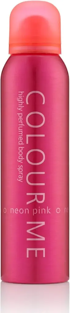 Colour Me Neon Pink Body Spray for Women - 150ml