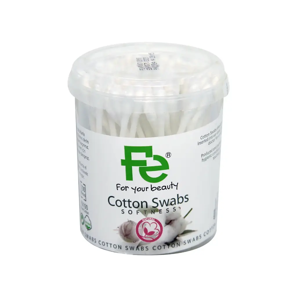 Fe Cotton Swabs 100 Count