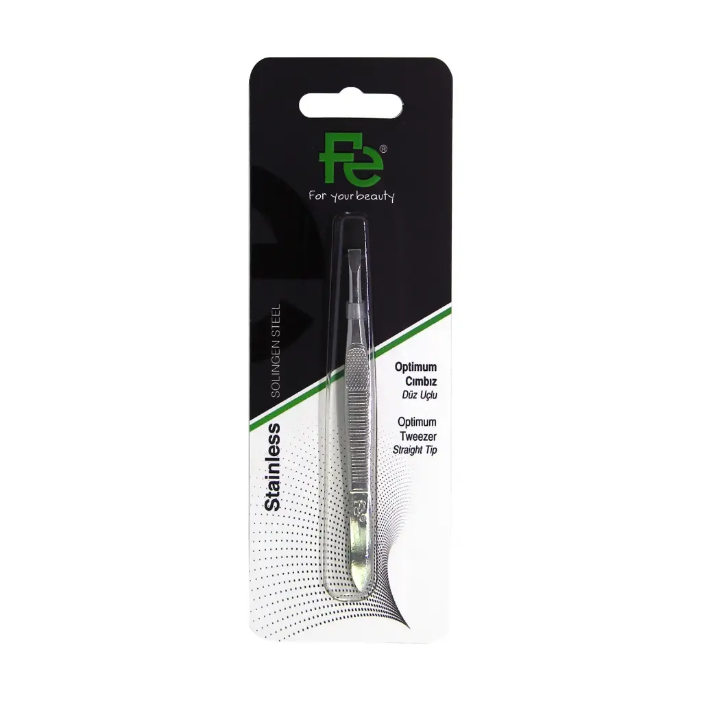 Fe Optimum Tweezer Straight Tip