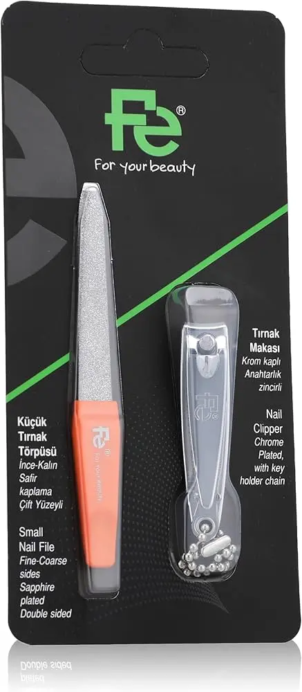 Fe Nail Clipper Chrome Plated, with Key Holder Chain FEPI041   