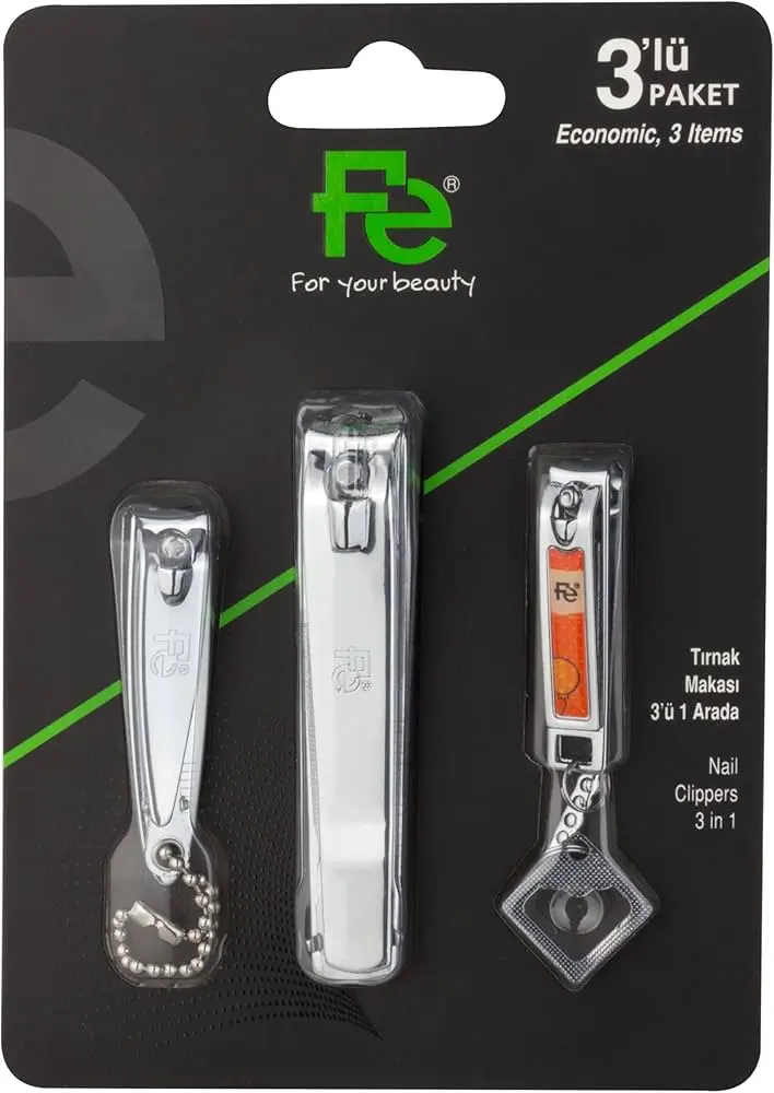 Fe Nail Clipper 3 in1 FEPI040   