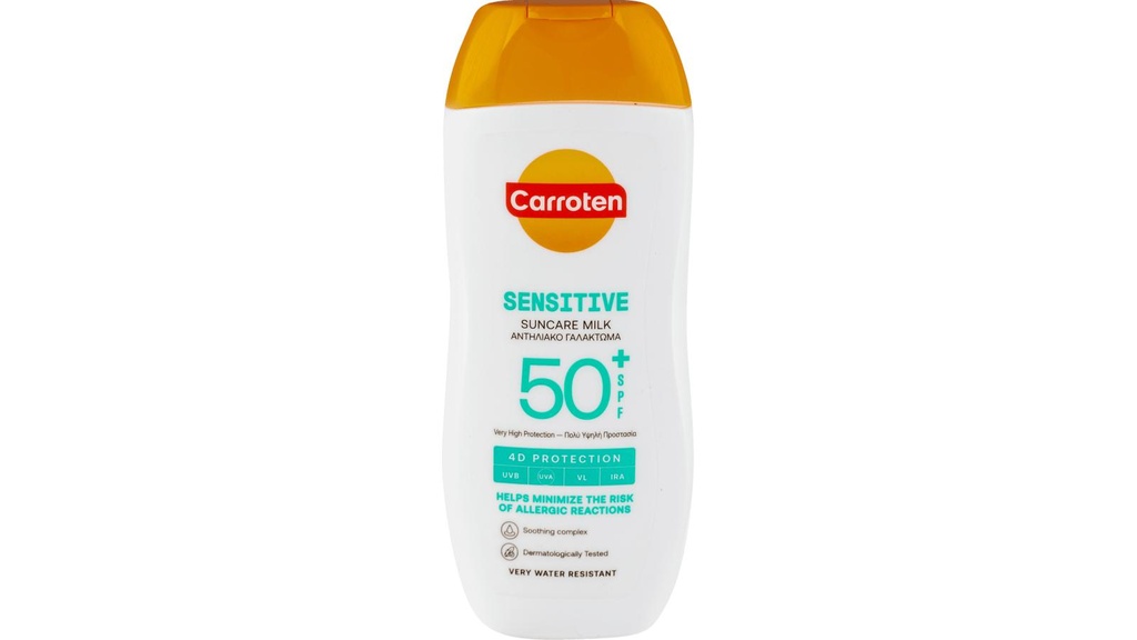 Carroten Sensitive Suncare Milk 50+SPF 200ML
