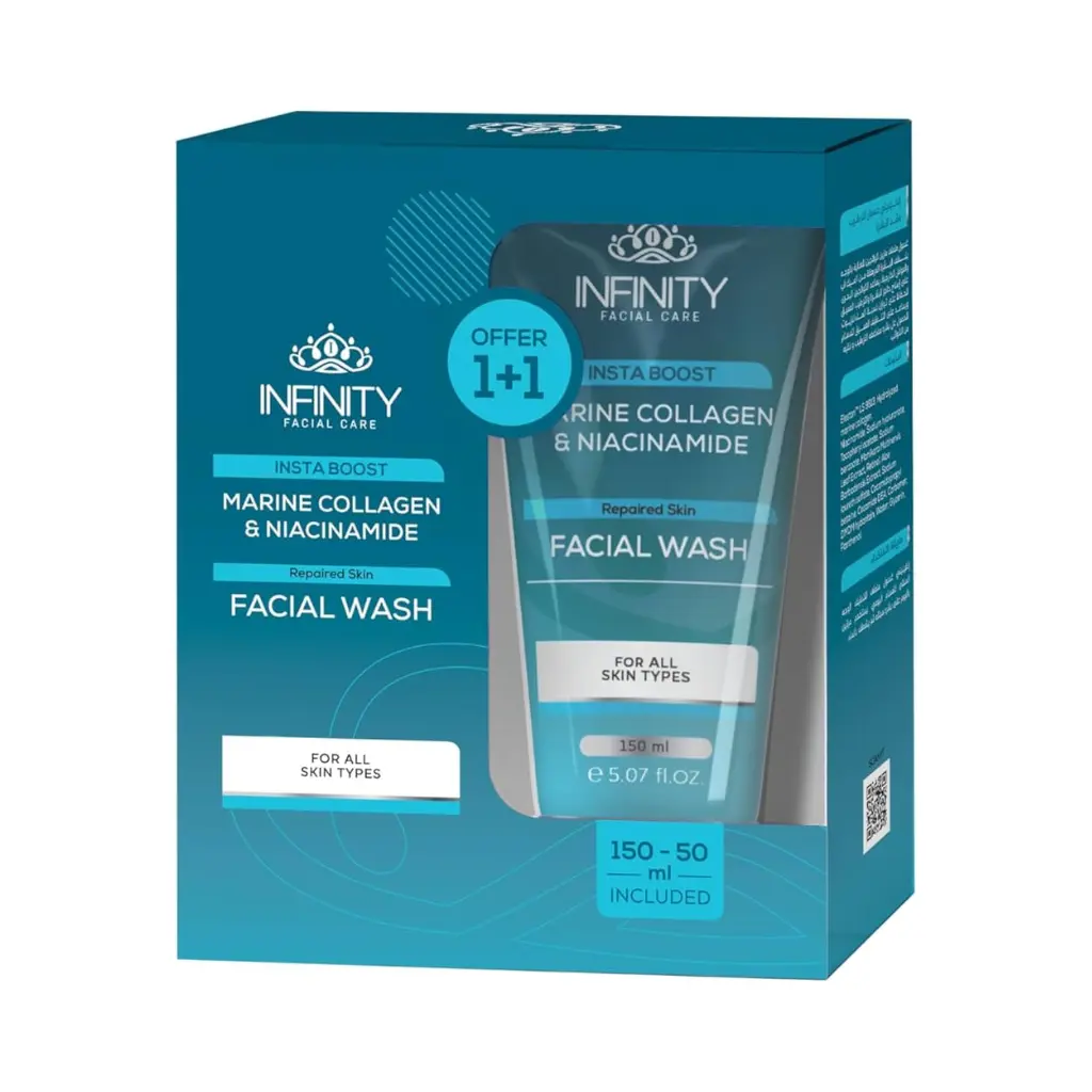 Infinity Facial Care Insta Boost Facial Wash 150ml + 50ml