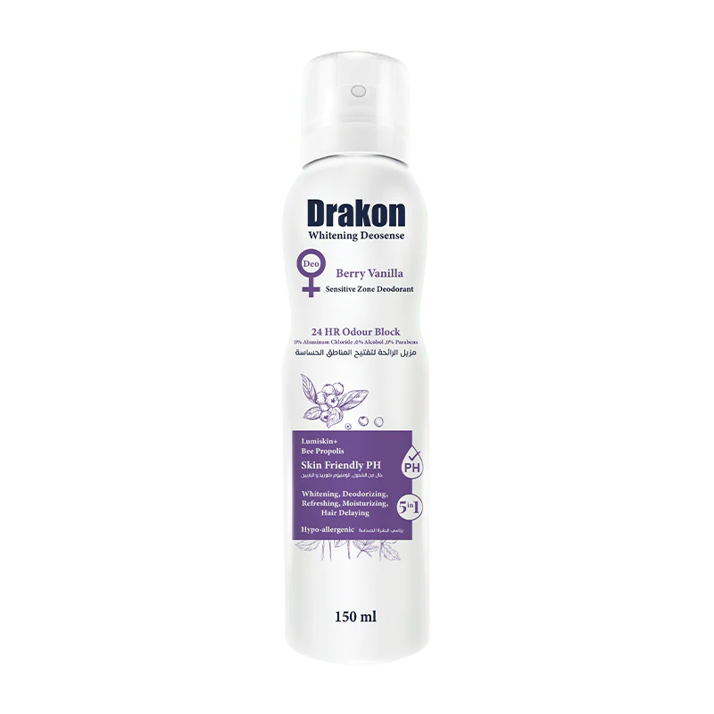 Drakon Whitening Spray for Intimate Areas with Berries & Vanilla 
