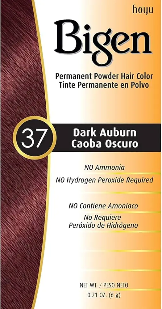 Bigen Permanent Hair Color - Dark Auburn - 37