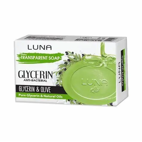 Luna Transparent Soap Glycerin Anti-Bacterial Glycerin & Olive