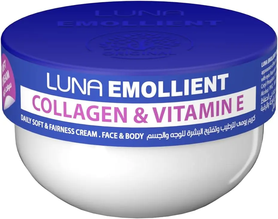 Luna Emollient soft cream vit e & collagen 160 gm 