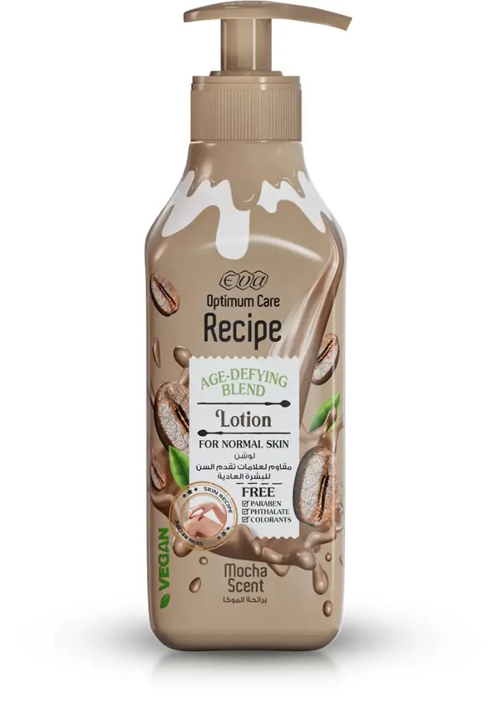 Eva Optimum Care Recipe Age Defying Blend Lotion For Normal Skin - Mocha Scent 370 Ml