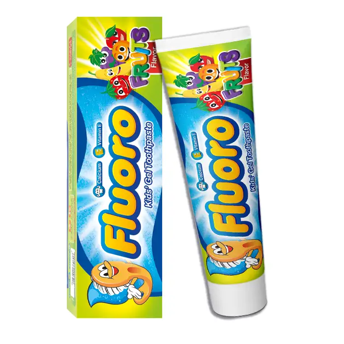 Fluoro Kids Toothpaste - Fruits Flavour - 50g