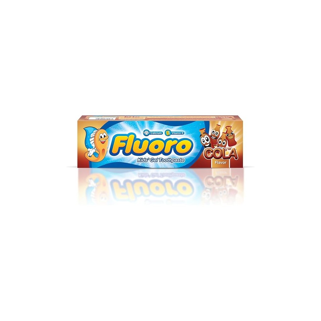 Fluroro Kids Cola Flavor Gel Toothpaste, 50 g