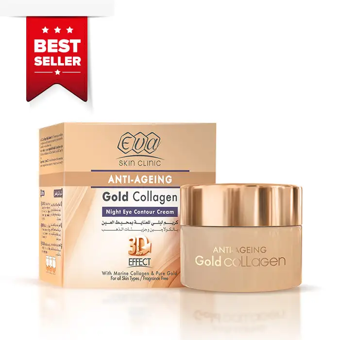Anti-Ageing Gold Collagen Night Eye Contour Cream - 15 ml