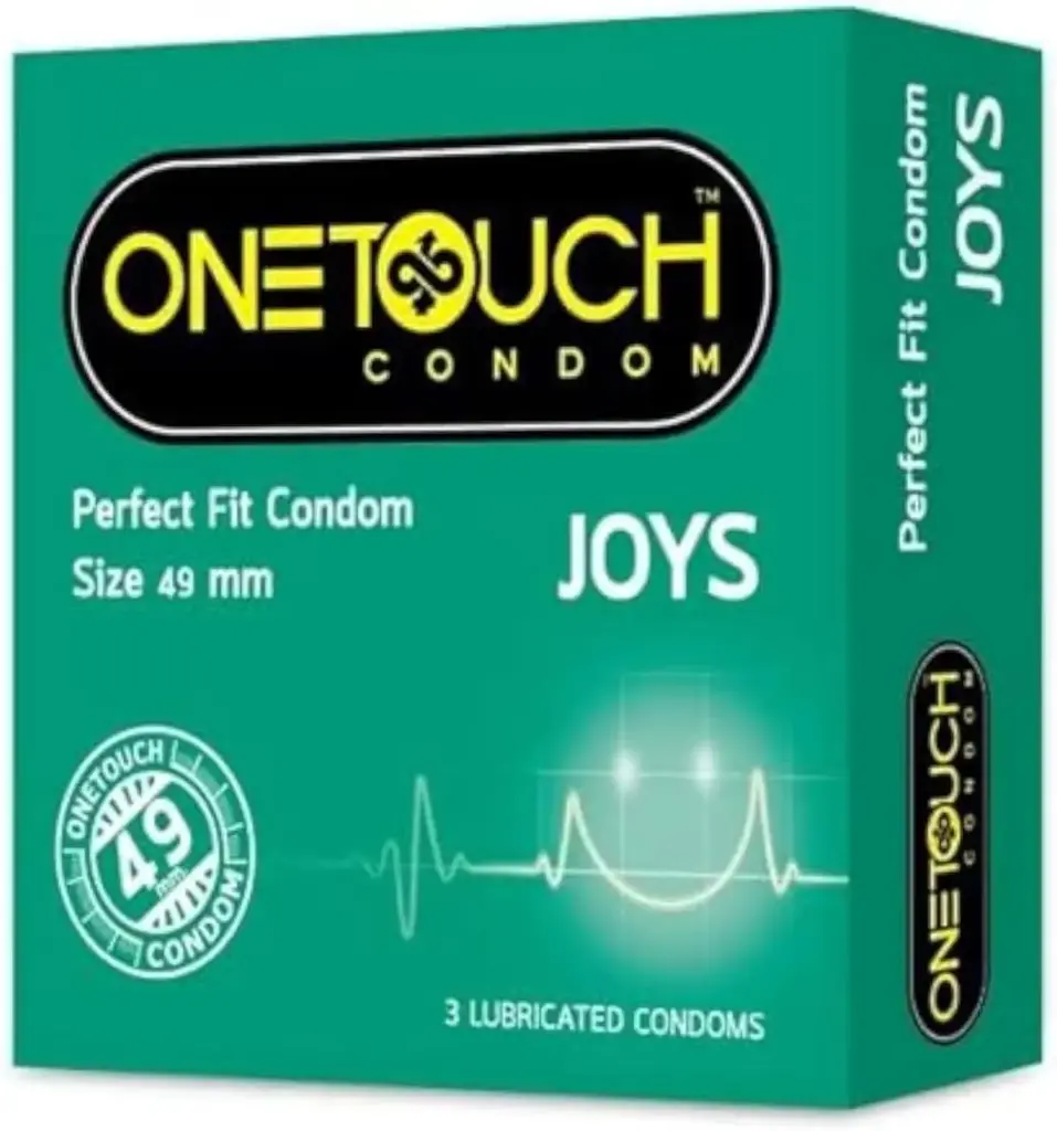 ONETOUCH Joys Perfect Fit Condom, One Pack-3 Pieces, 49mm