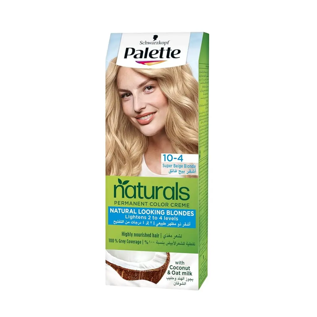 Palette Permanent Natural Colour 10-4 Super Beige Blonde 50 ml