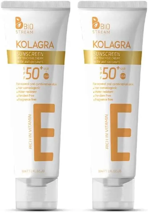 Kolagra Sunscreen Gel Cream 50ml (1+1 Offer)