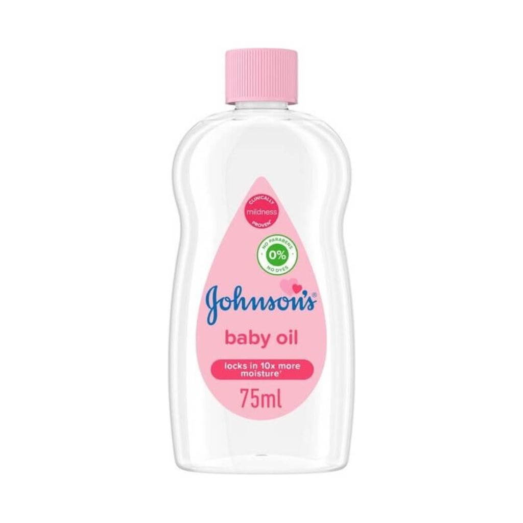 Johnson's Baby Oil, Dermatologically Tested Formula for Delicate Skin 75ml
