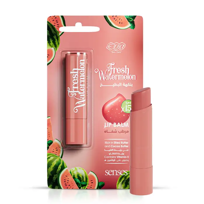 Eva Skin Care Senses Lip Balm - Fresh Watermelon 4gm 