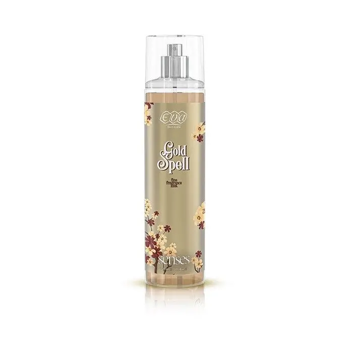 Eva Skin Care Body Splash Gold Spell Fine Fragrance Mist Senses 240ML