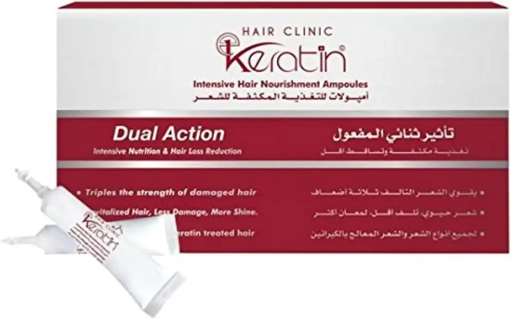 Eva Hair Clinic Keratin Ampoules (7 Ml * 7 Ampoules) 