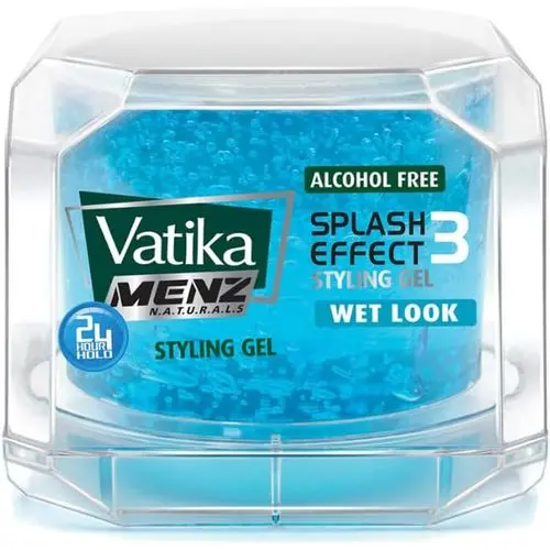 VATIKA Dabur Naturals Splash Effect Wet Look Styling Gel, 250 ml 