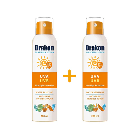 Drakon Sunscreen Lotion Dry touch SPF 50+ 200ml 1+1