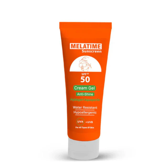 Melatime Sunscreen SPF50+ Cream Gel 120 GM