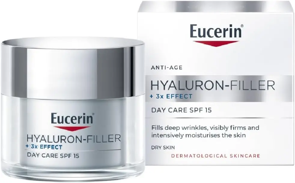 Eucerin Hyaluron-Filler Day Cream SPF15 for Dry Skin, 50ml