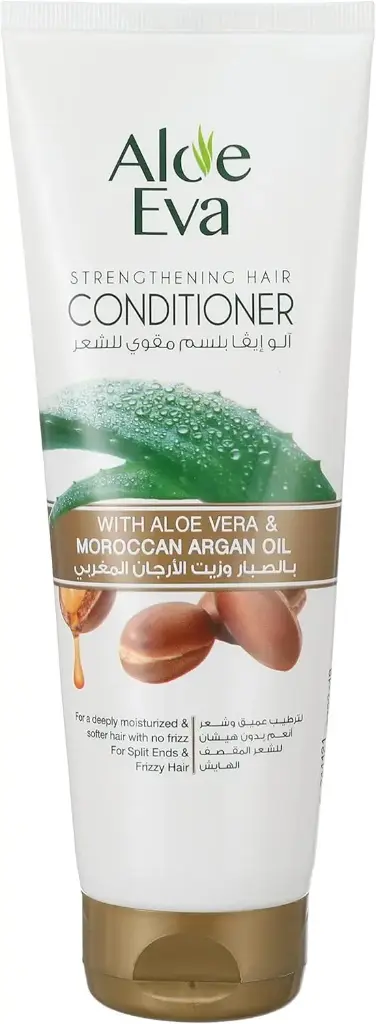 Aloe Eva Strengthening Hair Conditioner with Aloe Vera and Moroccan Argan Oil - 230 ml