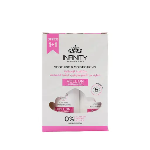 Infinity Soothing & Moisturizing Roll-On Herbal Scent 80ml - Offer 1+1