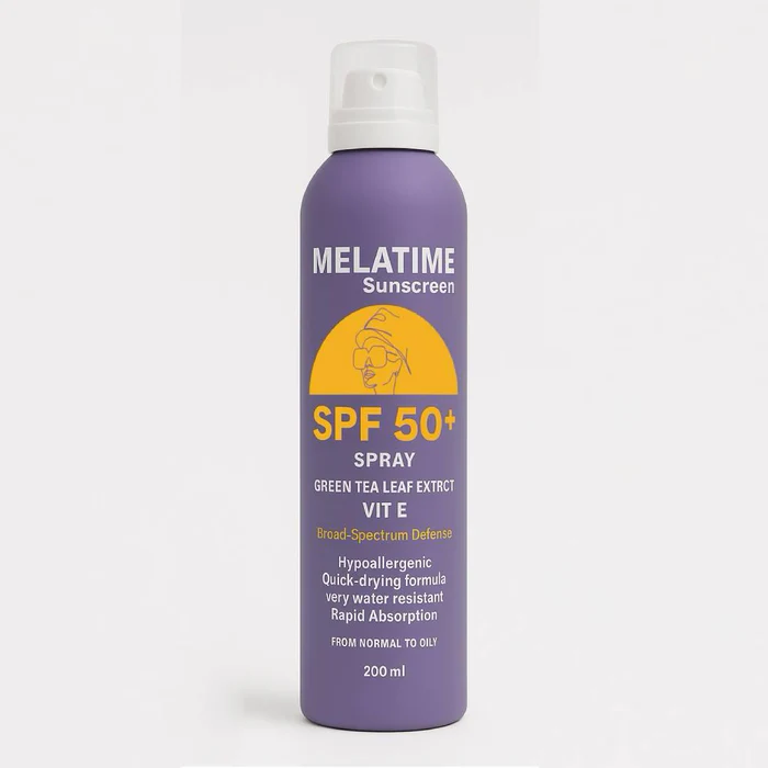 Melatime Sunscreen SPF 50+ (SPRAY) 200 Ml