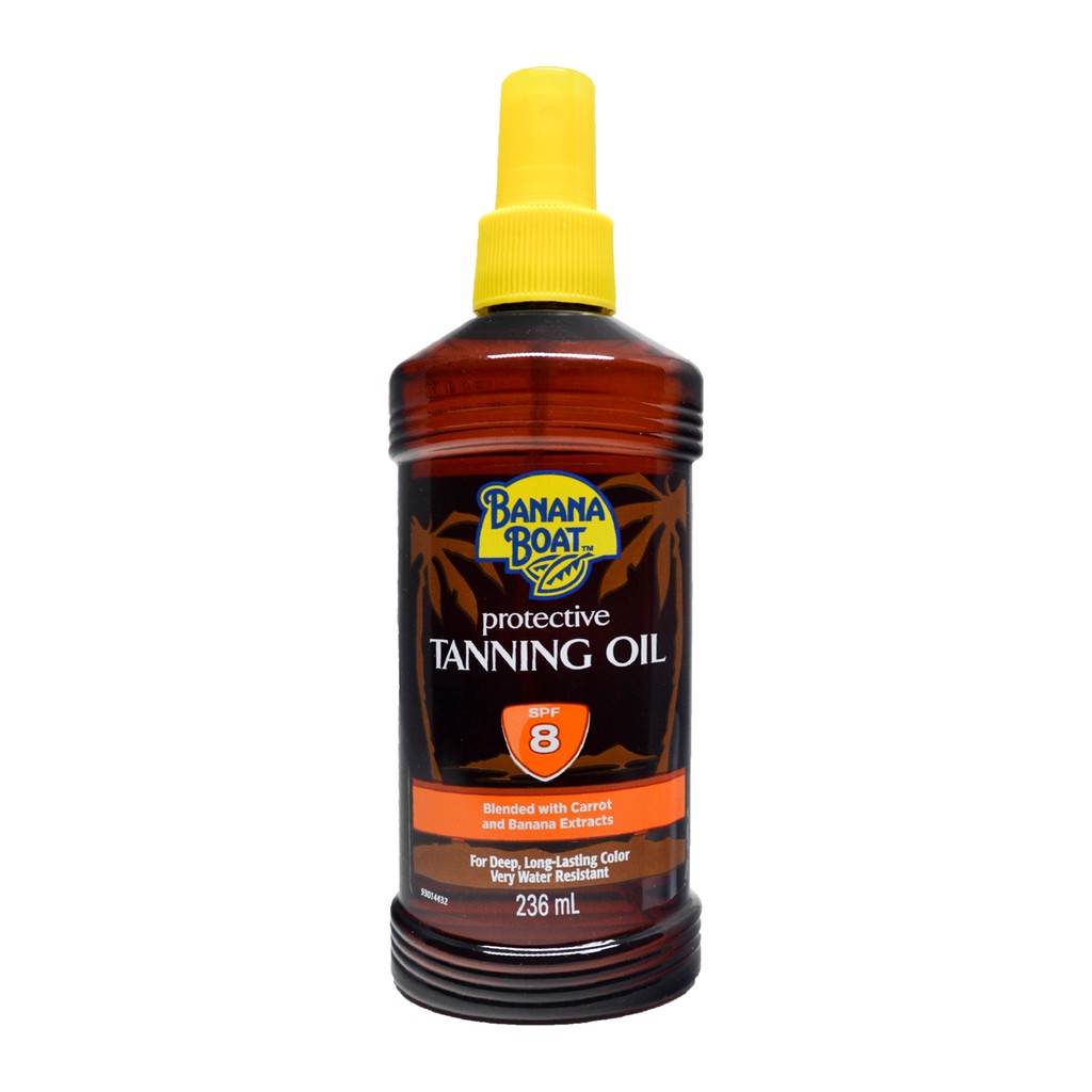 Banana Boat Protective Tanning Oil, SPF 8, 236ml