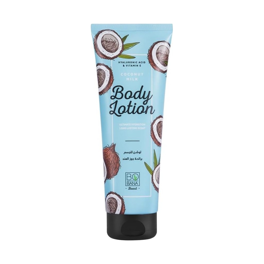 BOBANA Coconut Milk Body Lotion With Hyaluronic Acid & Vitamin E