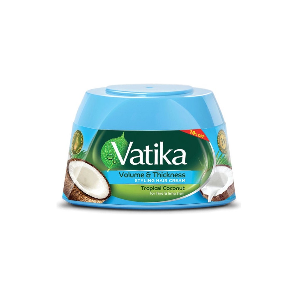Vatika Naturals Tropical Coconut Styling Hair Cream (65mL)