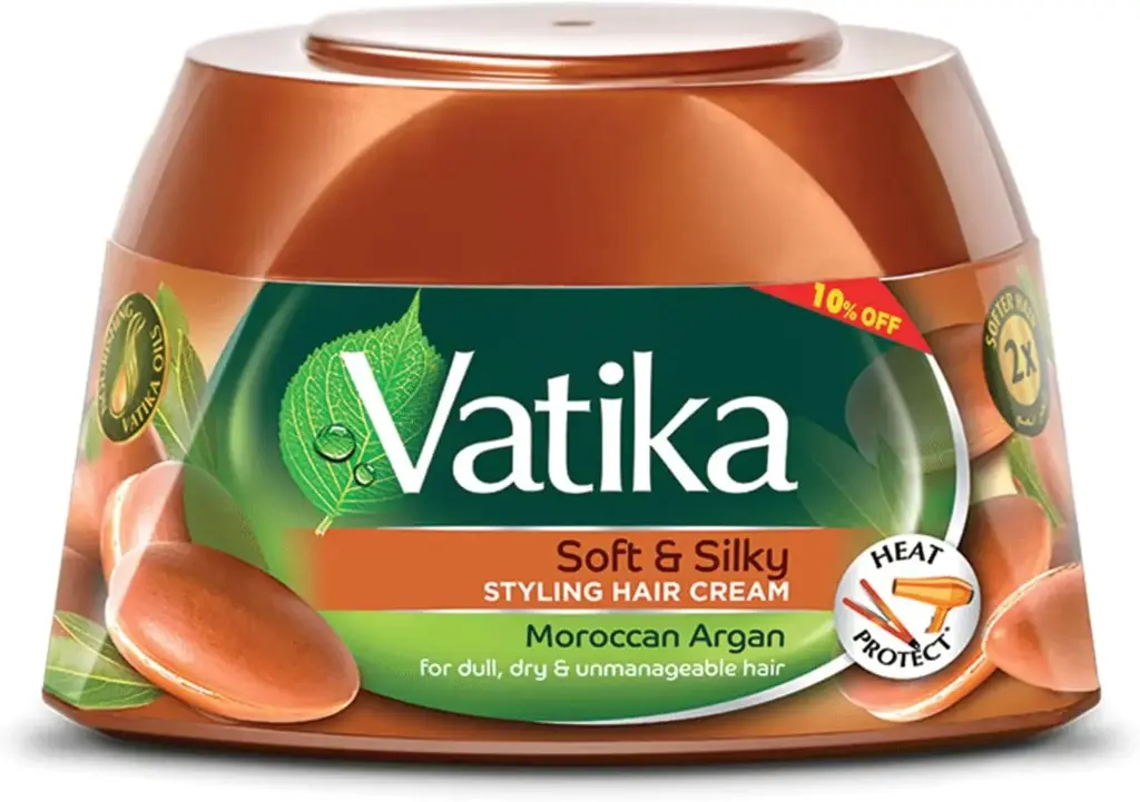 Vatika Naturals Moroccan Argan Styling Hair Cream (65mL)